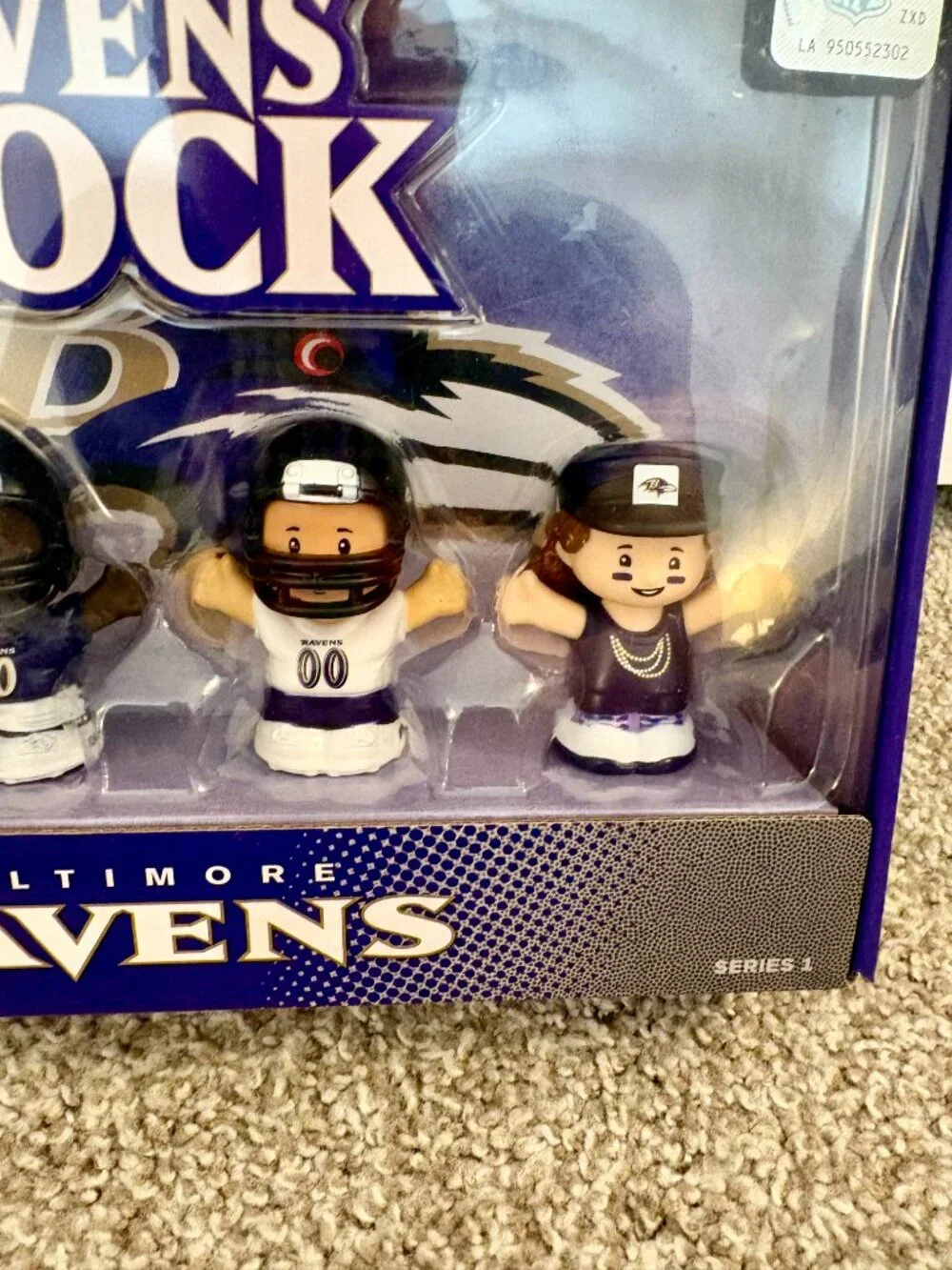 Fisher-Price Little People Collector x NFL Baltimore Ravens Figurine Set NIB NWT
